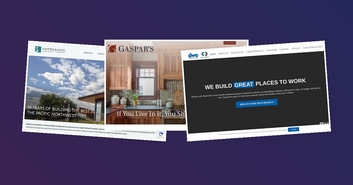 14 General Contractor Website Examples That Win Bids (2026)