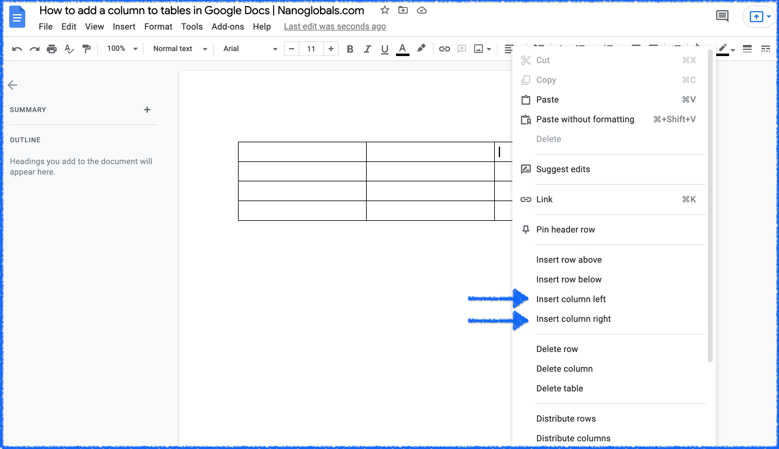 how-to-make-columns-in-google-docs-app-how-to-add-a-row-to-a-table-in