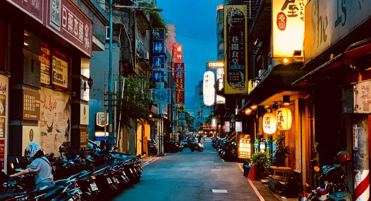 Street in Taipei.