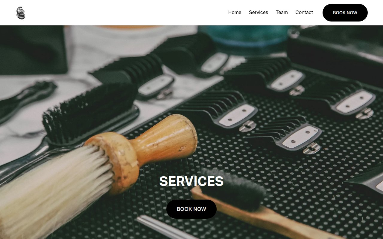 East Nashville Beard & Barber services showing haircut, beard trim, and shave options